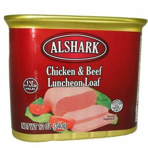 ALSHARK BEEF & CHICKEN LUNCHEON HALAL 12OZ