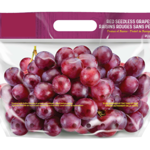 Fresh Red Seedless Grapes, Bag 2Lb